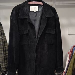 Men's Black Suede Jacket